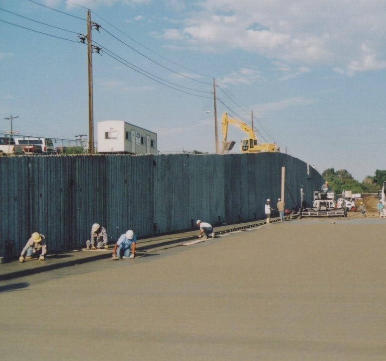 Finishing CIP Slab
